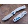 Couteau Kershaw Highball XL Lame Acier D2 Manche Acier Gris KIVT Frame Lock KS7020 - Livraison Gratuite