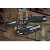 Couteau Microtech MSI RAM-LOK Lame Sheepsfoot Acier M390MK Manche Polymère RAM-LOK Made in USA MCT210T1PMBK - Livraison Gratuite