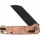 Couteau QSP Penguin Glyde Lock Lame Acier 14C28N Manche G10/Cuivre Glyde Lock KIVT QS130GLF2 - Livraison Gratuite