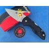 Couteau Spyderco Lil' Native Lightweight Lame Acier CTS BD1N Manche FRN Noir Made USA SC230PBK - Livraison Gratuite