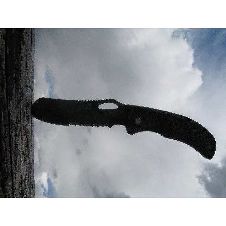 Couteau Gerber E-Z Out DPSF Military Lame Acier S30V Manche Fibre de Verre Made In USA G1648G - Livraison Gratuite