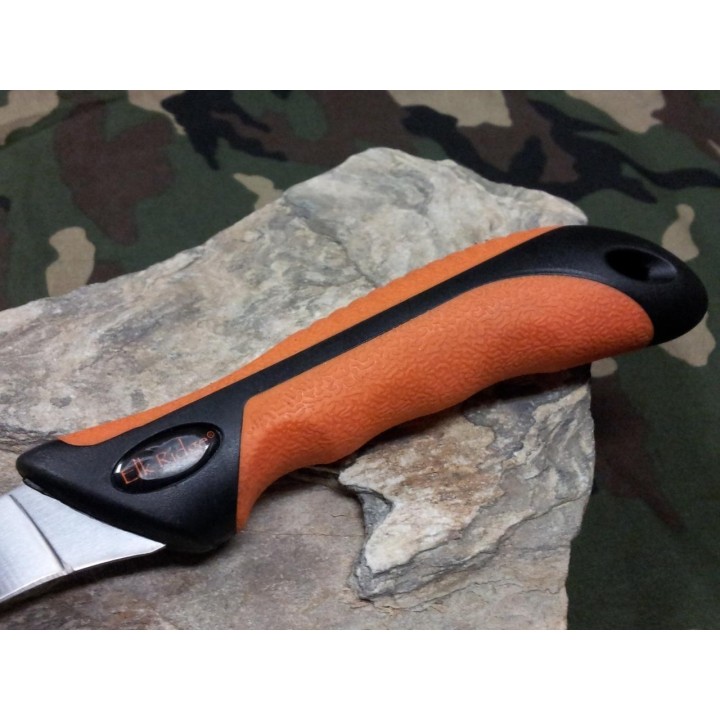 Lot de 3 Couteaux De Chasse Elk Ridge Filet Acier 440 Manche Abs Orange Etui Nylon ER541 - Livraison Gratuite