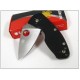 Couteau SPYDERCO AMBITIOUS Black G-10 Plain SC148GP