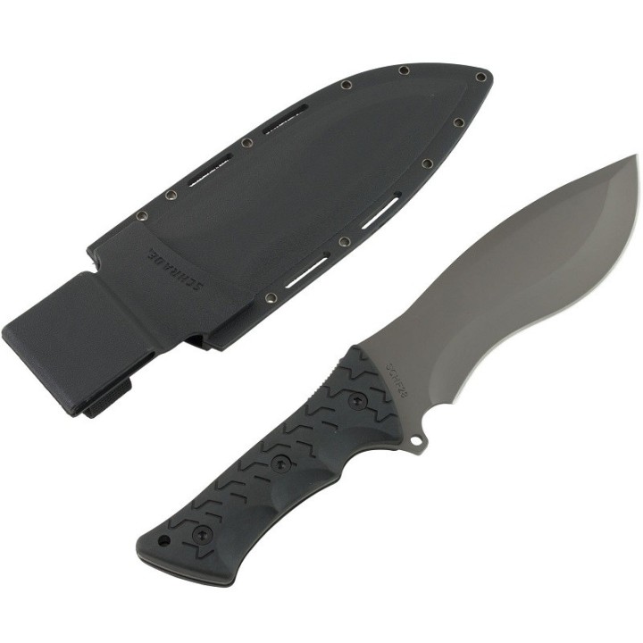 Couteau de Survie Schrade Little Ricky Acier 8Cr13MoV Manche FRN Etui Kydex SCHF28 - Livraison Gratuite