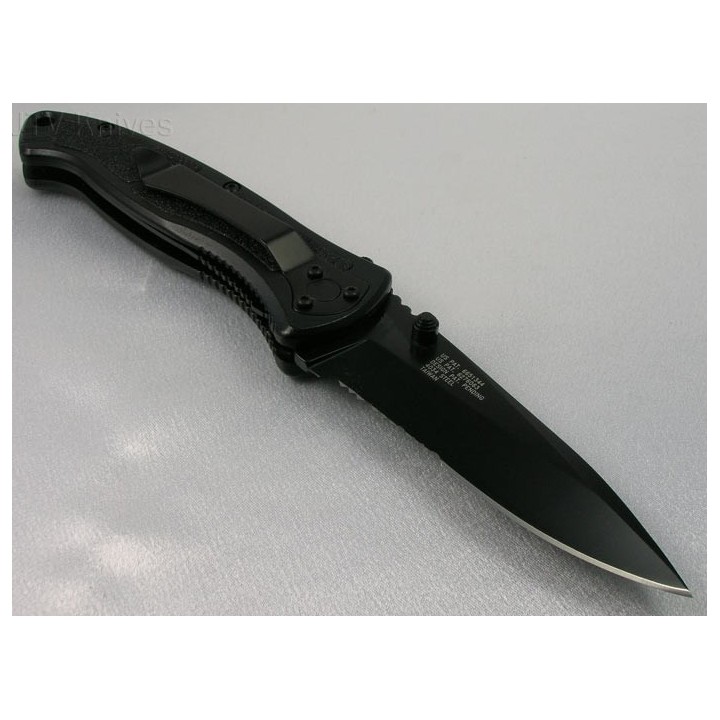 Couteau Smith&Wesson SWAT A/O Lame Acier 4034 Serr Manche Alu SWATLBS - Livraison Gratuite