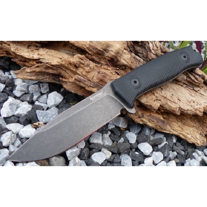 Couteau Bowie Lion Steel M5 Fixed Blade G10 Acier Sleipner Manche G-10 Etui Cordura Made In Italy LSTM5BG10 - Livraison Gratuite