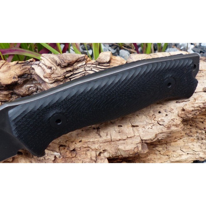 Couteau Bowie Lion Steel M5 Fixed Blade G10 Acier Sleipner Manche G-10 Etui Cordura Made In Italy LSTM5BG10 - Livraison Gratuite