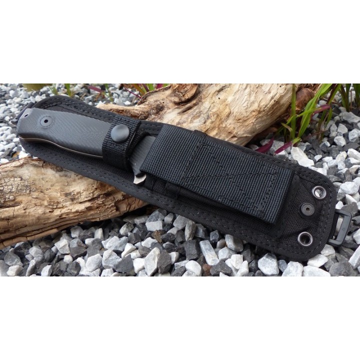 Couteau Bowie Lion Steel M5 Fixed Blade G10 Acier Sleipner Manche G-10 Etui Cordura Made In Italy LSTM5BG10 - Livraison Gratuite