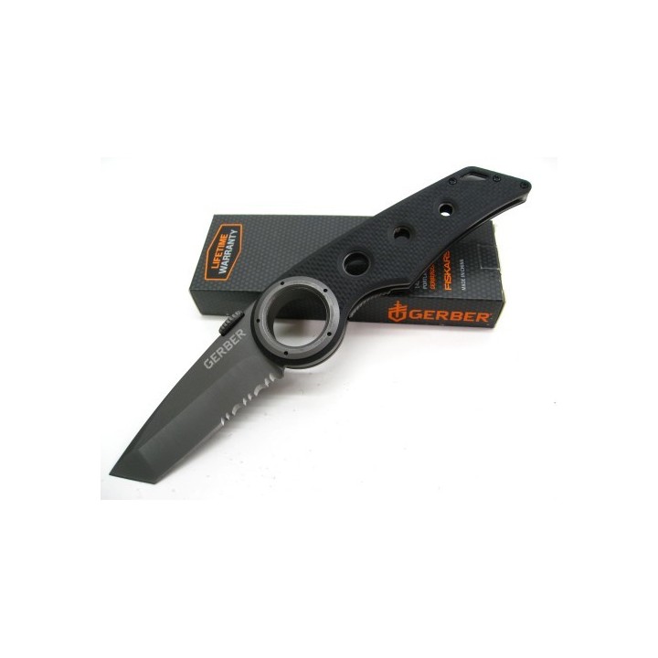 Couteau Gerber Remix Tactical Tanto Lame Acier 7Cr17MoV Serr Manche G-10 G30000433 - Livraison Gratuite