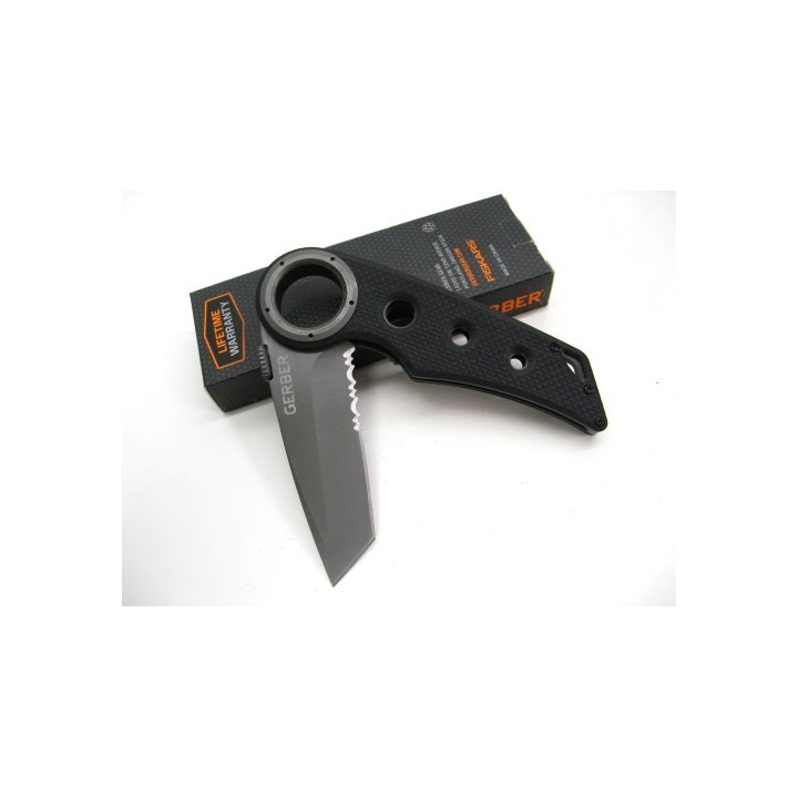 Couteau Gerber Remix Tactical Tanto Lame Acier 7Cr17MoV Serr Manche G-10 G30000433 - Livraison Gratuite