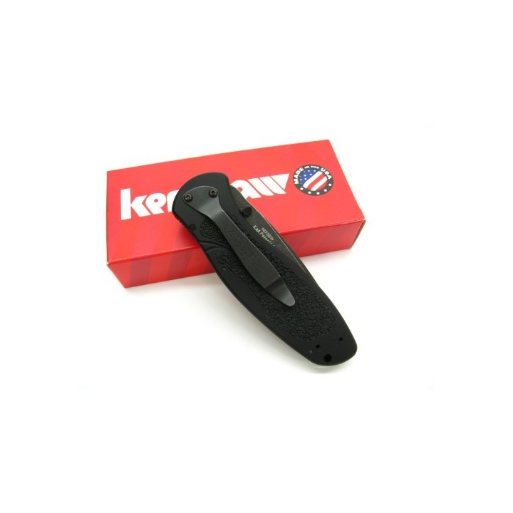 Couteau Kershaw Blur Acier 14C28N BlackWash Manche 6061-T6 made USA KS1670BW - Livraison Gratuite