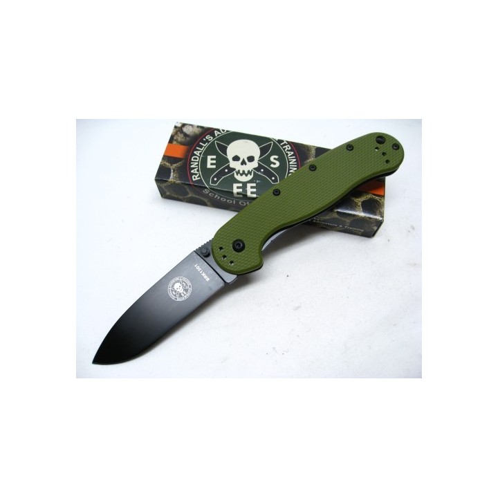 Couteau ESEE Avispa OD Green Blade Acier AUS-8 Manche FRN Frame Lock BRK1301ODB - Livraison Gratuite