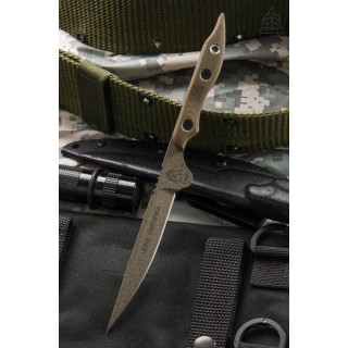 Couteau de Combat Tops Lions Toothpick Acier Carbone 1095 Manche Micarta Etui Kydex Made USA TPTOOTH01 - Livraison Gratuite