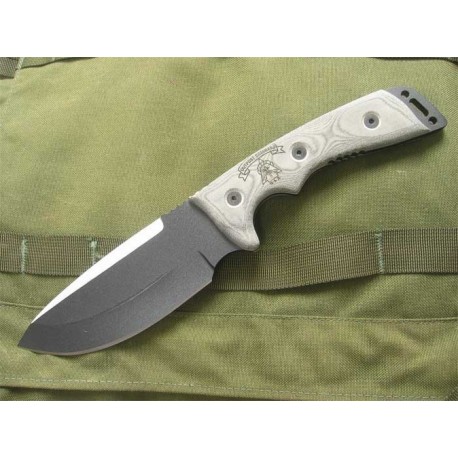 TPOC01 TOPS OUTPOST COMMAND BLACK BLADE - Couteau de Combat TOPS KNIVES - Made in USA