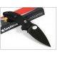 COUTEAU SPYDERCO Black G-10 MANIX 2 Plain Edge Knife SC101GPBBK2 - Acier 154CM SPYDERCO MADE IN USA