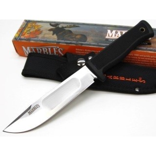 Couteau Tactical Bushcraft Lame Acier Carbone Inox Manche Abs Etui Nylon MR391 - Livraison Gratuite