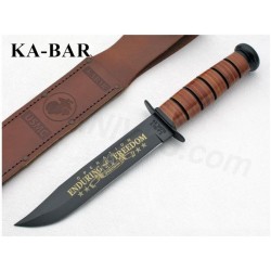 Couteau KA-BAR - Kabar USMC Operation Enduring Freedom Afghanistan Commemorative - KA BAR Made In USA KA9169