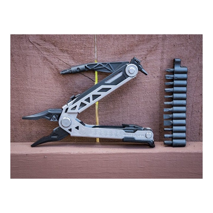 Pince Tenaille Gerber Center Drive Multi-Tool + BitSet Lame Acier 420HC Made USA G1194 - Livraison Gratuite