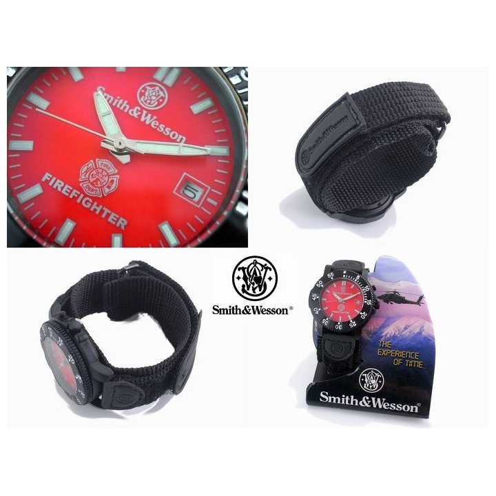 MONTRE SMITH&WESSON POMPIER US WATCH SWW455F