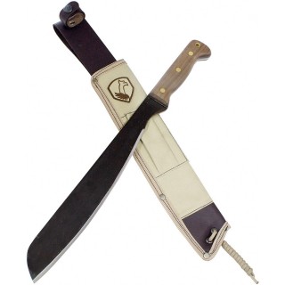 Couteau Condor Australian Army Machete Acier 1075 Manche Bois Etui Canvas Made In Salvador CTK1808129 - Livraison Gratuite