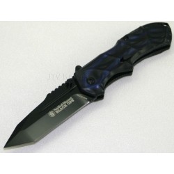 Couteau SMITH&WESSON SWBLOP3TBL Speed Assist Black OPS - S&W Black Ops Tanto Blue