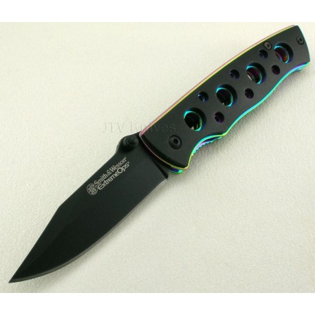 Couteau Smith&Wesson S&W Knives Extreme OPS Knife SW113 Rainbow