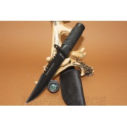 Couteau de Survie Serrated avec boussole Idéal pour Rando - Camping - M3160 - LIVRAISON GRATUITE