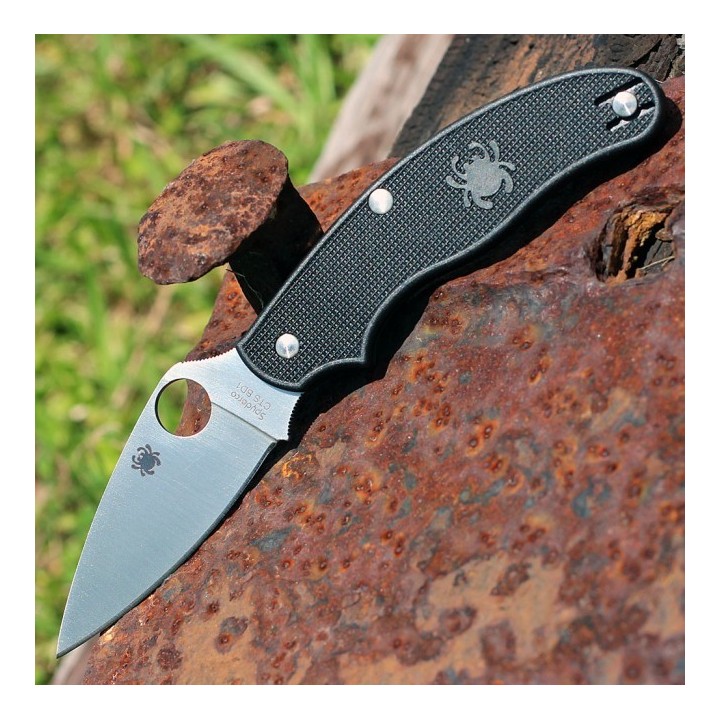 Couteau Spyderco UK Pen Knife Black Manche FRN Acier BD-1 Made In USA SC94PBK - Livraison Gratuite