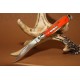 Couteau Canif Rough Rider Knives Orange Peanut New Pocket Knife RR111 Couteau 2 lames Manche en Os