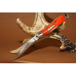 Couteau Canif Rough Rider Knives Orange Peanut New Pocket Knife RR111 Couteau 2 lames Manche en Os