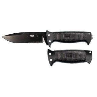 Couteau Bushcraft Survie Smith&Wesson M&P Tactical Acier 8Cr13Mov Manche GFN Etui Fibre de Nylon SW1085886 - Livraison Gratuite