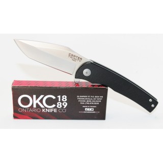 Couteau Ontario Carter Trinity Lame Acier AUS-8 Manche G-10/Titane Framelock ON8877 - Livraison Gratuite