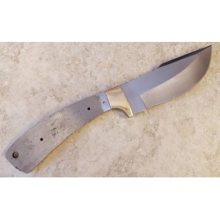 Lot de 2 Lames à Customiser Selon Vois Désirs Bowie Skinner Acier Carbone/Inox Garde Laiton BL091 - Livraison Gratuite