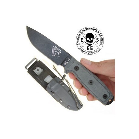 ESEE Knives RC-4 w/ Molle Back Sheath - RC4PMB - Couteau ESEE