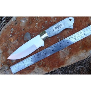 Lot de 2 Lames A Customiser Acier Inox Manche A Customiser Garde Laiton BL090 - Livraison Gratuite