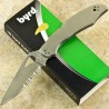 Couteau BYRD Spyderco CARA CARA 2 Manche Acier Serrated Blade BY03PS2