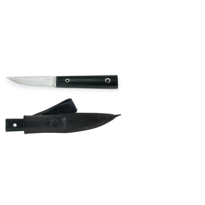 Couteau Condor Urban Puukko Lame Acier Carbone 1095 Manche Micarta Etui Cuir Made El Salvador CTK80033HC - Livraison Gratuite