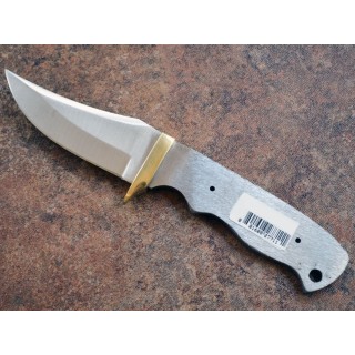 Lot de 2 Lames à Customiser Skinner Lame Acier Inox Garde Laiton BL083 - Livraison Gratuite
