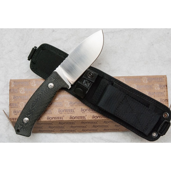 Couteau LionSteel M3 Lame Acier Niolox Manche Micarta Etui Nylon Made Italy LSTM3MI - Livraison Gratuite