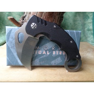 Couteau Komoran Samurai Karambit Lame Acier UTX Manche G-10 Linerlock KO019 - Livraison Gratuite