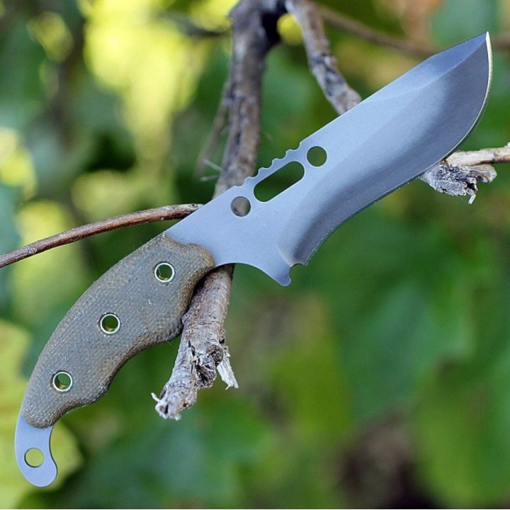 Couteau Tops Wind Runner Lame Acier Carbone 1095 Manche Micarta Etui Kydex Made USA TPWDR01 - Livraison Gratuite