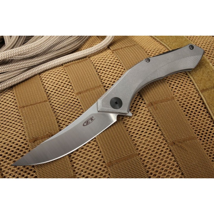 Couteau Zero Tolerance Titanium Persian Sinkevich Acier CPM-20CV Manche Titane Made USA ZT0460TI - Livraison Gratuite