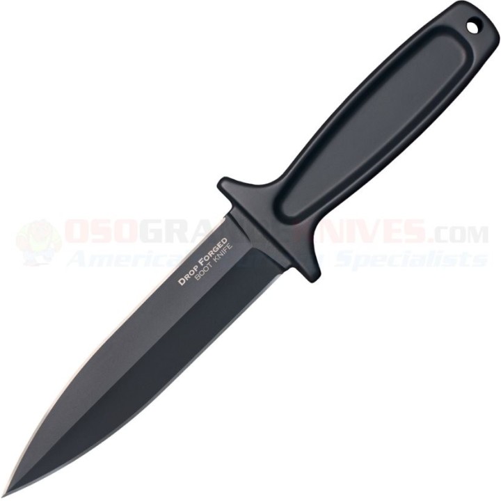 Couteau Cold Steel Drop Forged Boot Black Lame Acier 52100 Carbon Etui Secure-Ex CS36MB - Livraison Gratuite