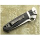 Couteau Spyderco Vallotton Sub-Hilt Lame Acier CPM-S30V Manche G10 Linerlock Clip SC149GP - Livraison Gratuite