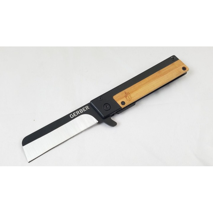 Couteau Gerber Quadrant White Lame Acier 7Cr17MoV Manche Acier/G-10 Framelock G1703 - Livraison Gratuite
