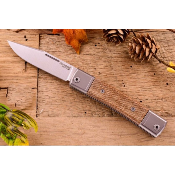Couteau LionSteel bestMAN BM1 Lame Acier M390 Manche Micarta Made In Italy LSTBM1CVN - Livraison Gratuite