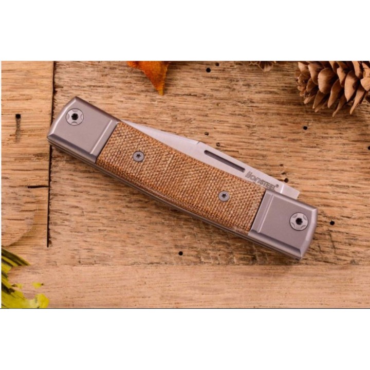 Couteau LionSteel bestMAN BM1 Lame Acier M390 Manche Micarta Made In Italy LSTBM1CVN - Livraison Gratuite