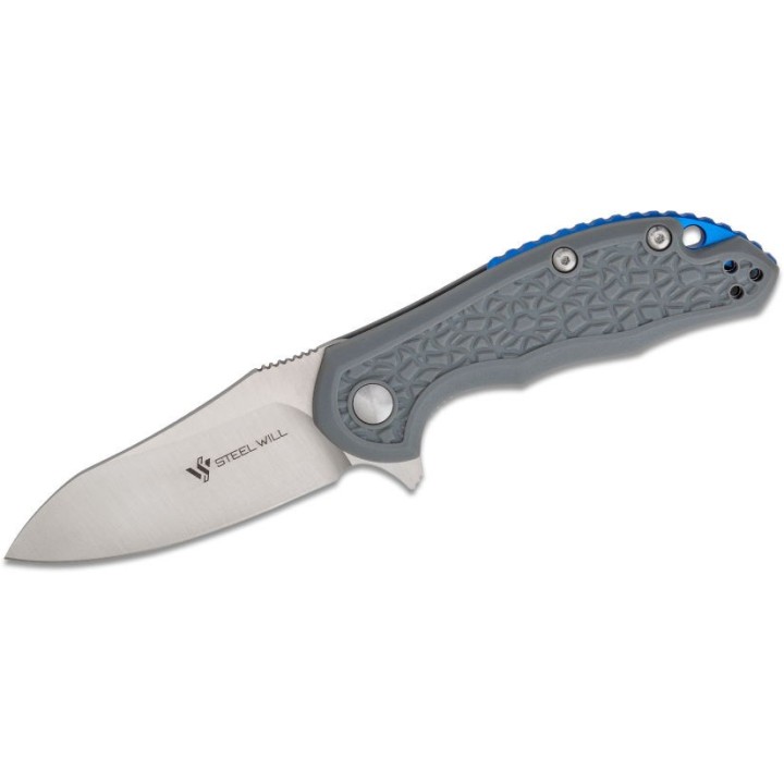 Couteau Steel Will Modus F25M-14 Lame Acier D2 Satin Manche FRN Gray SMGF25M14 - Livraison Gratuite