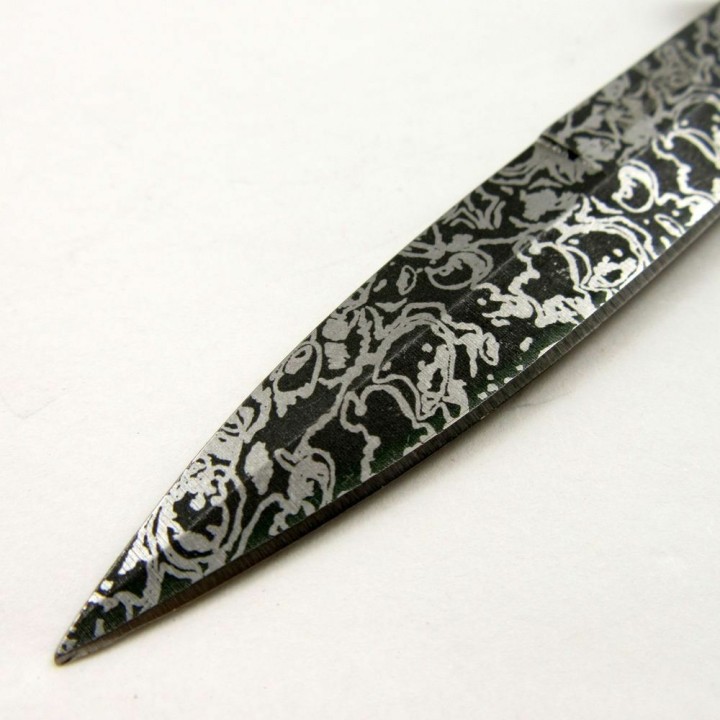 Couteau Tac Force Stiletto A/O Lame Acier 440 Faux Damas Manche Bois Linerlock Clip TF428DMW - Livraison Gratuite