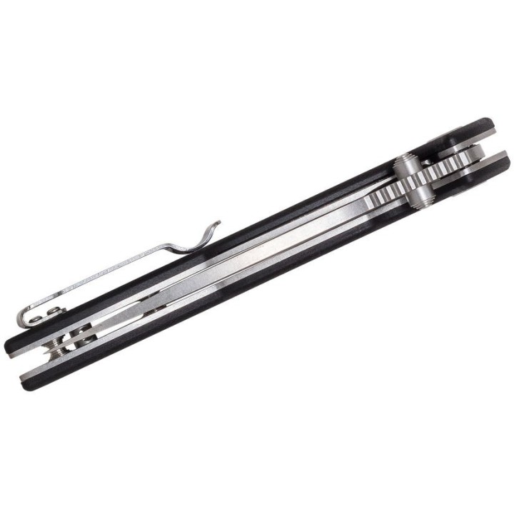 Couteau CJRB Cutlery Centros Black Lame Acier D2 Manche G10 Linerlock Clip J1905BKF - Livraison Gratuite